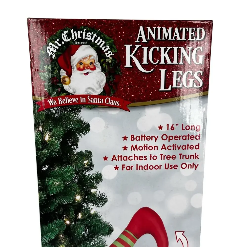 Mr Christmas Indoor Animated Christmas Kickers Elf 16